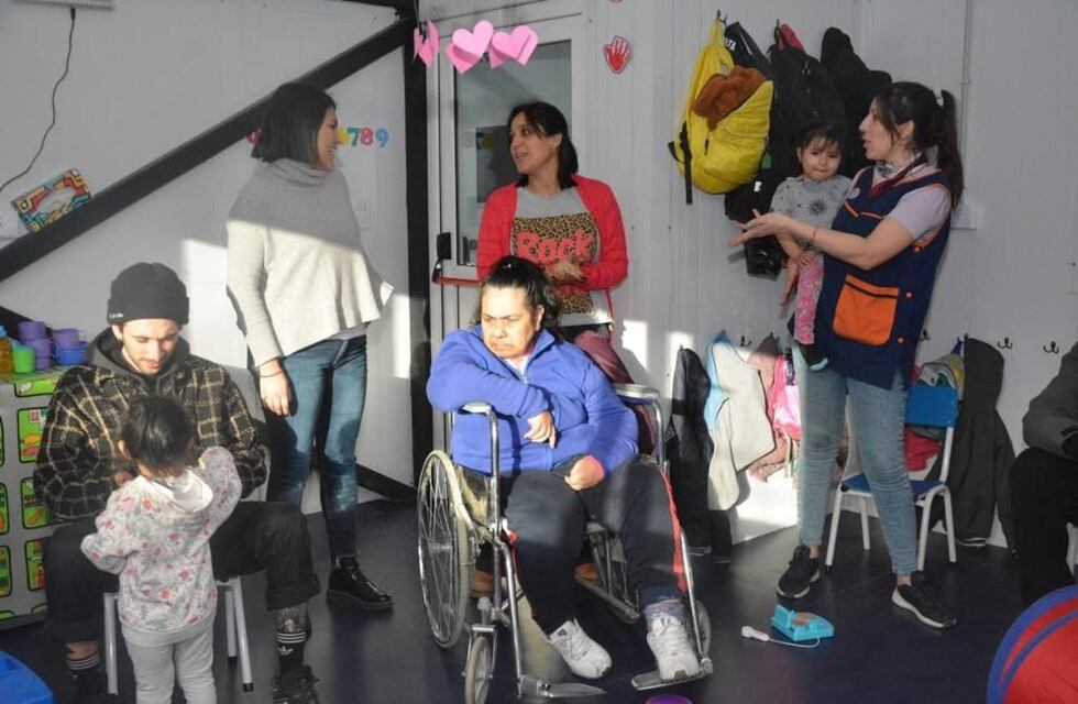 El taller textil del CAAD visitó el Centro de Infancias de Ushuaia