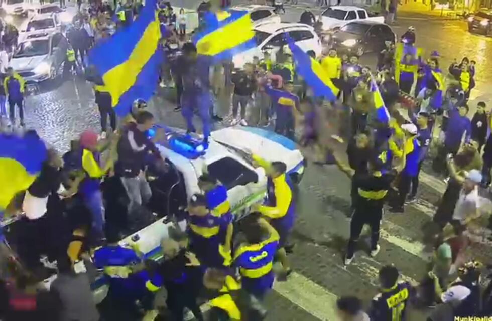 Boca Campeón: destrozos en los festejos en el centro rafaelino