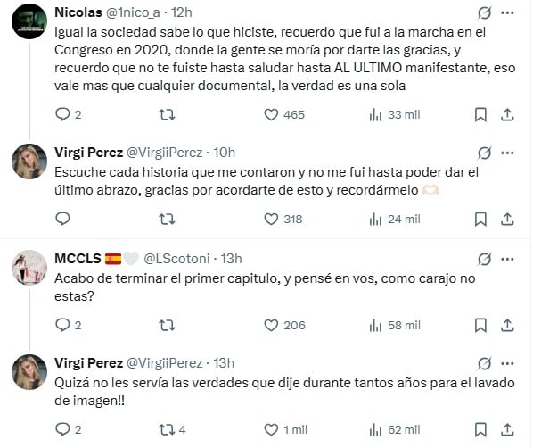 La indignación de Virgínia Pérez sobre el documental de Fernando Sosa en Netflix.