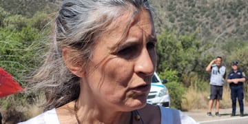 Laura Bengoa, hermana de la víctima fatal de la tragedia en las Altas Cumbres. - La voz- Archivo