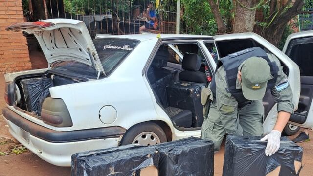 Incautan contrabando de cigarrillos en Wanda.