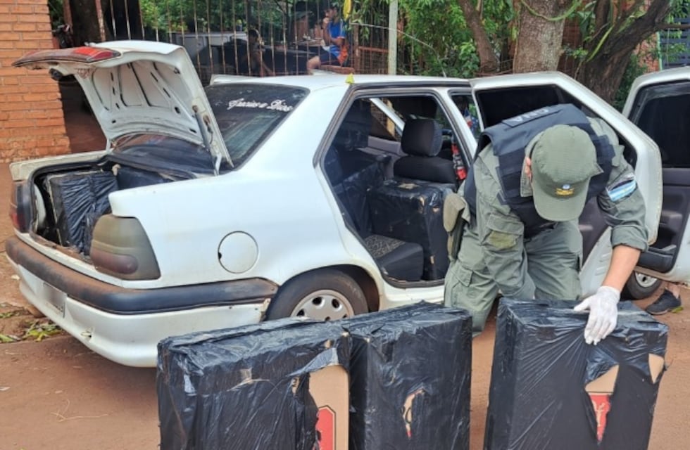 Incautan contrabando de cigarrillos en Wanda