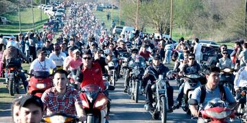 Motoencuentro cuidad de Diamate, entre Ríos