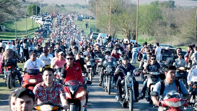 Motoencuentro cuidad de Diamate, entre Ríos