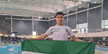 Maximiliano Meubry 17 años Natación Club Deportivo y Cultural Arroyito