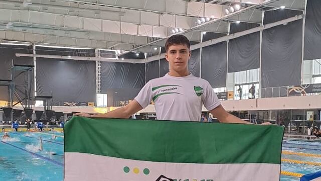 Maximiliano Meubry 17 años Natación Club Deportivo y Cultural Arroyito