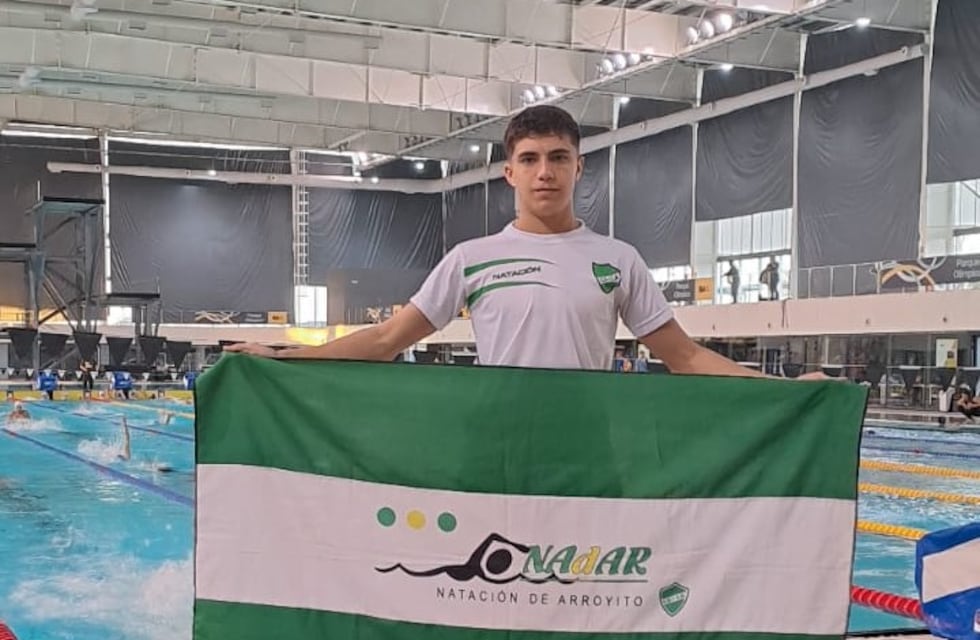 Maximiliano Meubry logró un 5° puesto en 200 espalda en su presentación en el 1° día del Campeonato Nacional Juvenil