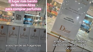 Locura por los precios de los perfumes en el outlet de La Rural