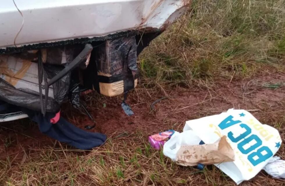 El Soberbio: cayó un auto repleto de droga tras una persecución
