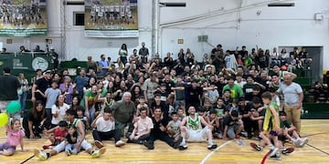 Club de Pesca hace historia y jugará la final de la Liga Cordobesa B de Básquet. Gentileza: Club de Pesca