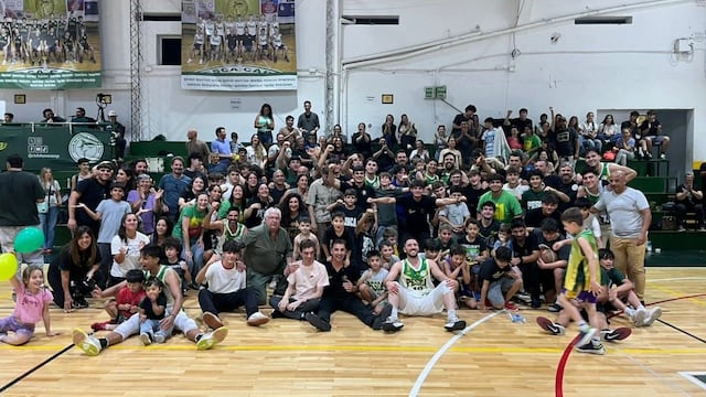 Club de Pesca hace historia y jugará la final de la Liga Cordobesa B de Básquet. Gentileza: Club de Pesca