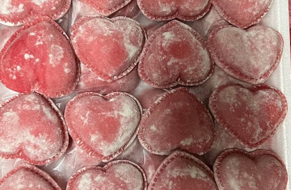 Le regaló sorrentinos en forma de corazón para San Valentín y se volvió viral