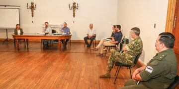 El Comité de Emergencia de Gualeguaychú cierra el ingreso a la ciudad por tiempo indeterminado\u002E\nCrédito: Prensa MDG