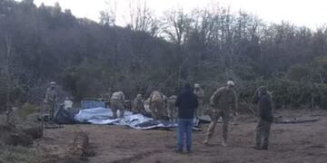 Conflicto entre el Ejército y comunidad mapuche de Bariloche (captura video)