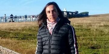 Lorna Márquez, sobrina del soldado 100 caído en Malvinas\u002E (Facebook)