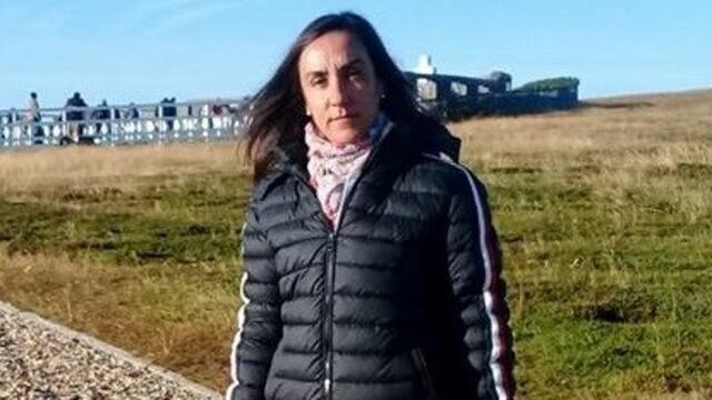 Lorna Márquez, sobrina del soldado 100 caído en Malvinas\u002E (Facebook)