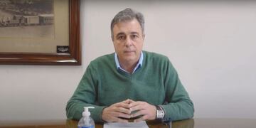 Luis Castellano, en el video que subió a sus redes sociales