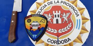 Malagueño: detuvieron a un sujeto por posesión de arma blanca y amenazas calificadas