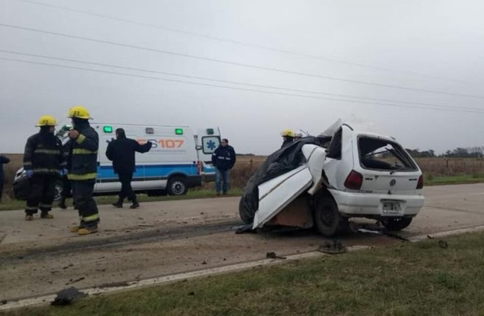 Falleció un automovilista al chocar de frente contra un camión en la ruta 94