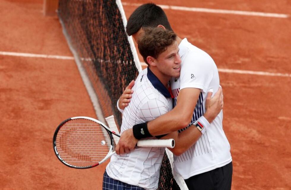 Chau ilusión: Schwartzman cayó con Djokovic y quedó eliminado de Roland Garros
