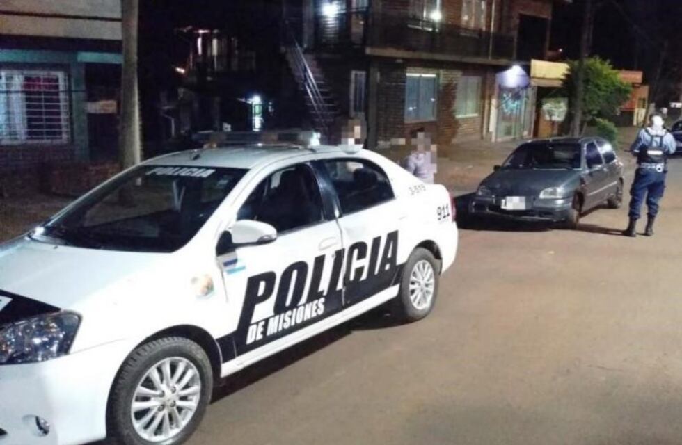 Chocó y huyó pero la Policía lo detuvo