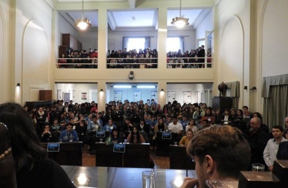 Más de 300 alumnos participaron del Parlamento Juvenil del Mercosur