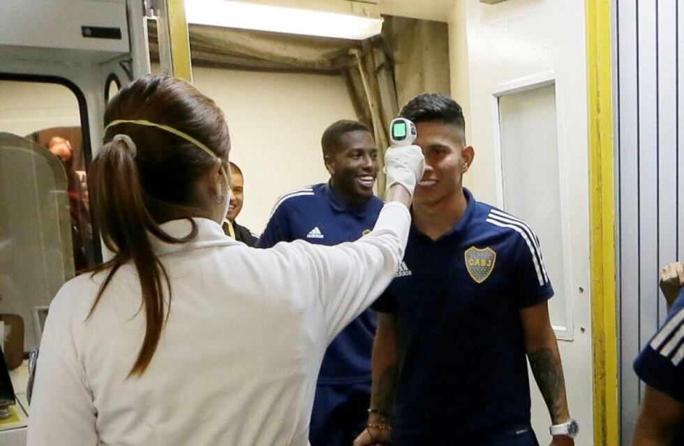 Coronavirus: Boca llegó a Caracas para el debut en Copa Libertadores y fue sometido a controles