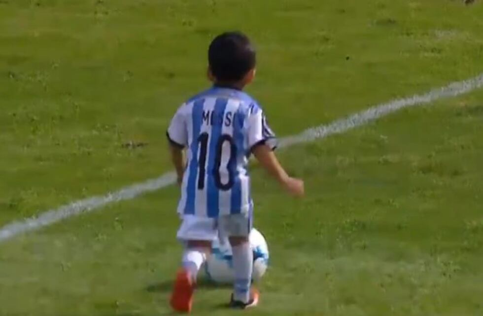 El tierno "Messi" de Barracas