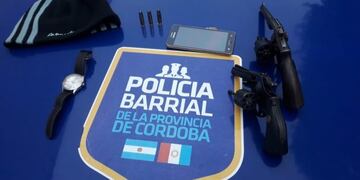 Las armas incautadas\u002E