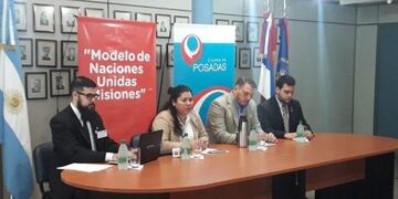 Comenzó el Primer Modelo de Naciones Unidas de Misiones\u002E (Foto: Twitter)