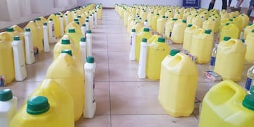 kids de limpieza para grupos de riesgo de Tolhuin