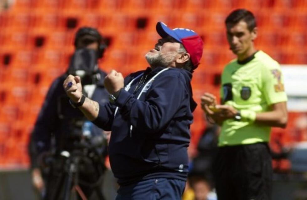 Gimnasia obtuvo en Mendoza el primer triunfo de la era Maradona
