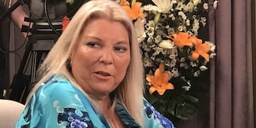 Elisa Carrió en el programa de Mirtha Legrand el sábado 13 de octubre de 2018\u002E (EL TRECE)