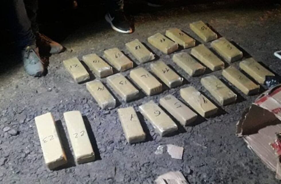Secuestran 15 kilos de marihuana en el Barrio Las Orquídeas