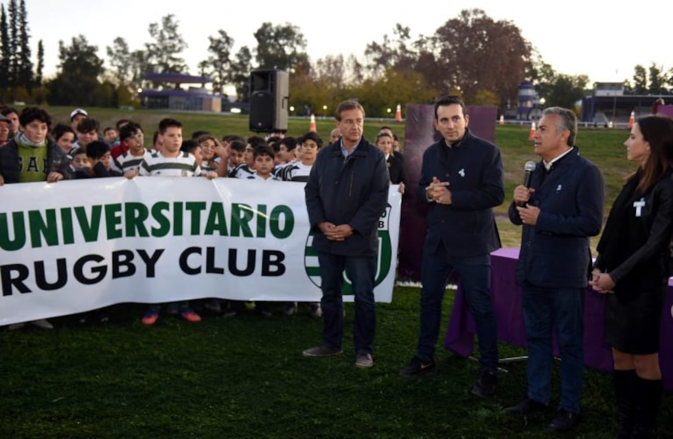 Inauguraron una cancha de rugby en el Hipódromo de Mendoza