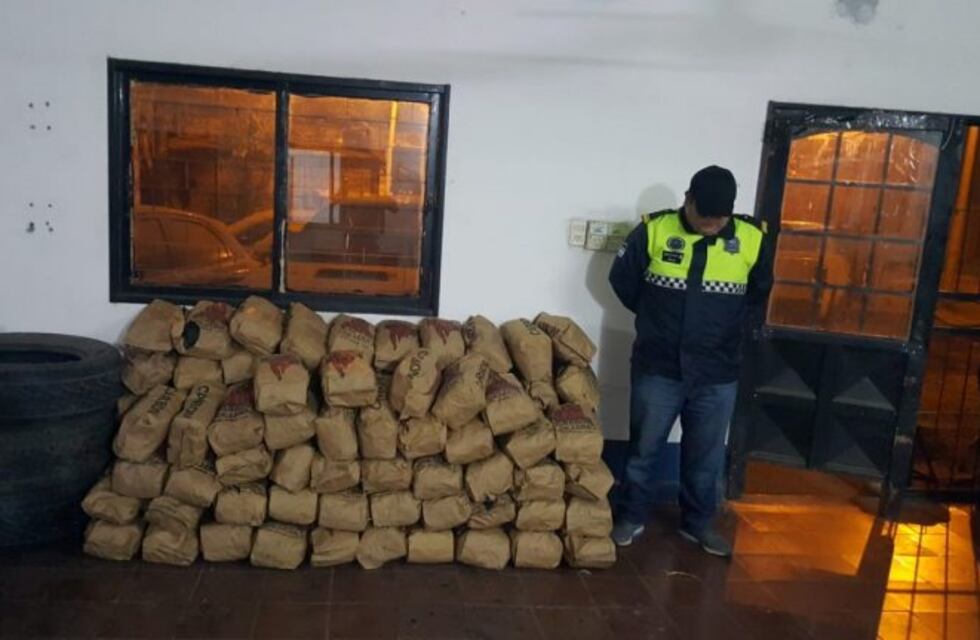 100 bolsas de carbón robadas a un comercio fueron recuperadas