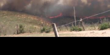 Nuevo incendio en Santa María de Punilla\u002E