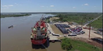 Puerto Ibicuy\nCrédito: Vía País