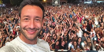 Luciano Pereyra, selfie