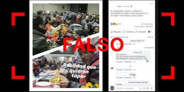 Es falso que la Ciudad multó a River por alojar a indigentes