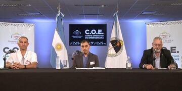 Autoridades del COE Jujuy, en su informe N° 21