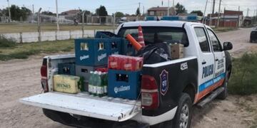 Secuestraron más de 500 bebidas de una vivienda de Cerri