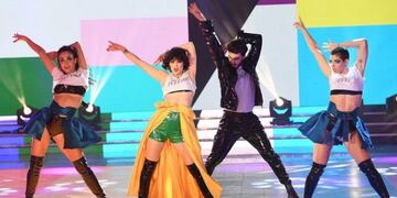 Flor Torrente bailó los Grandes Éxitos (Web)