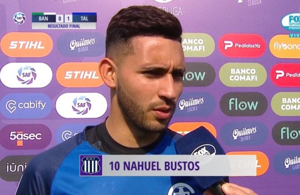 El elogio del goleador Nahuel Bustos: "Guido es un maestro; mi gol fue con un poquito de suerte"