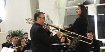 Banda Sinfónica de Arroyito en la Iglesia Prinicipal