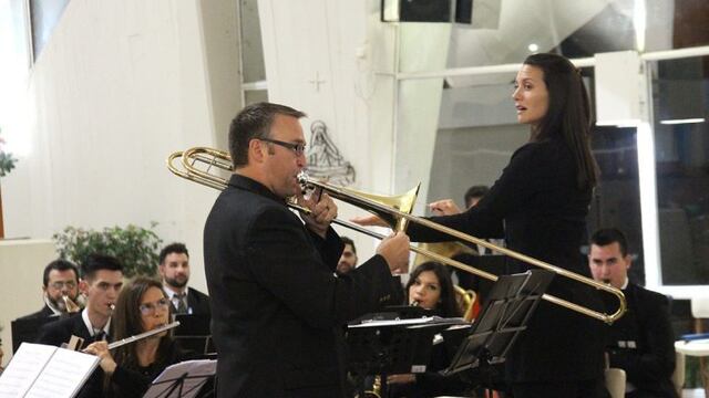 Banda Sinfónica de Arroyito en la Iglesia Prinicipal