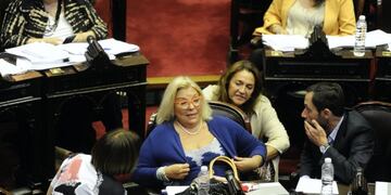 La diputada Elisa Carrió\u002E (Foto: Clarín)