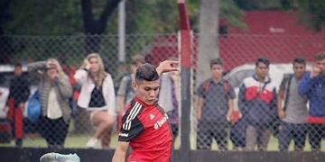 Enzo Cabrera concentra por primera vez con Newell's