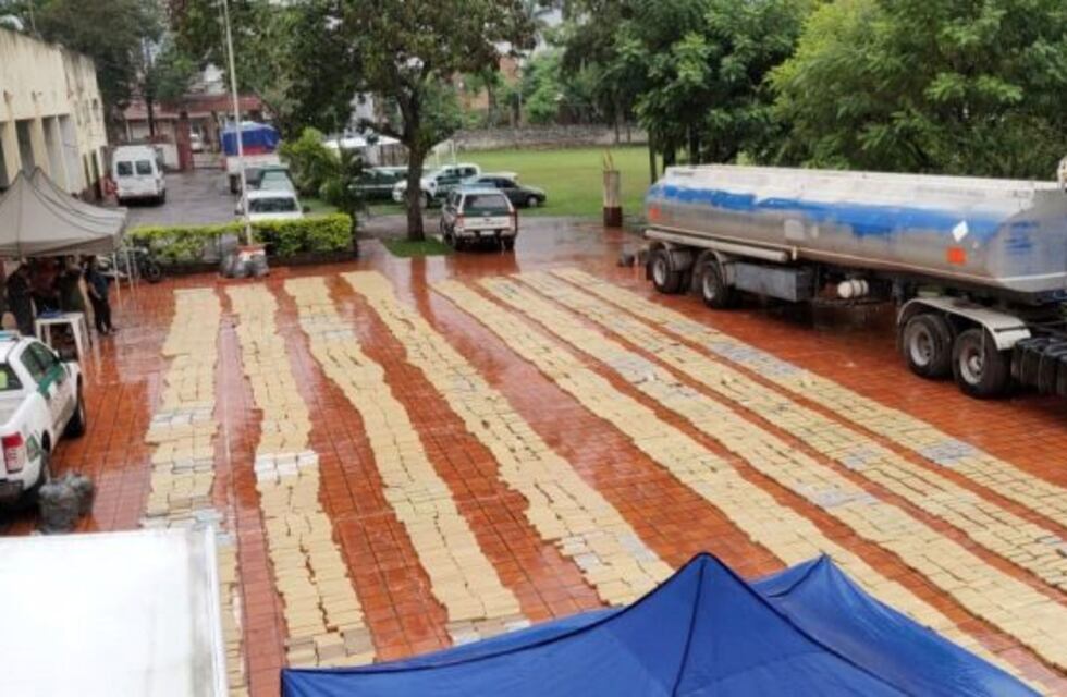 Incautaron más de cuatro toneladas de marihuana en un camión cisterna