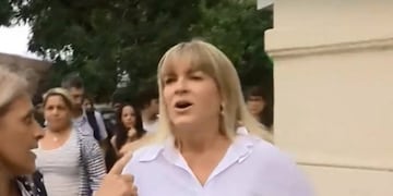 Verónica Irizar fue agredida por militantes del barrio República de la Sexta\u002E (Captura de pantalla)